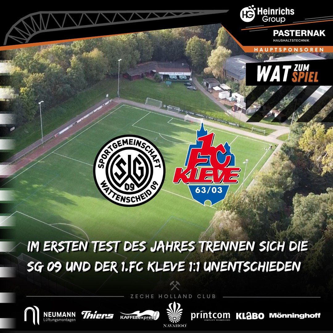 Wattenscheid_Kleve_Testspiel_Unentschieden