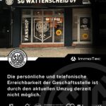 Geschäftsstelle wegen Umzug nicht erreichbar