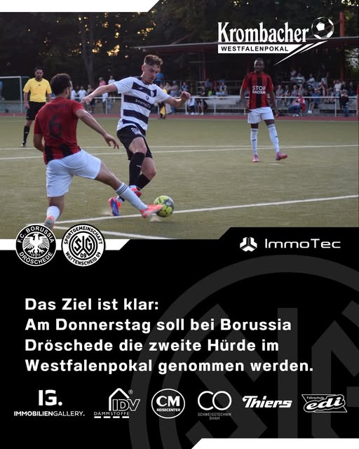 Zweite Runde im Westfalenpokal