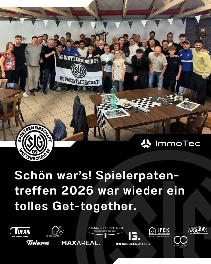 Gruppenbild mit den Spielerpaten